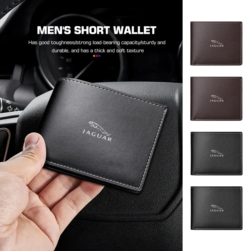 For Jaguar Car Leather Driver License Credit Card Holder Case Wallet XF XJ XE XK S-Type F-Type X-Type F-Pace I-Pace E-Pace