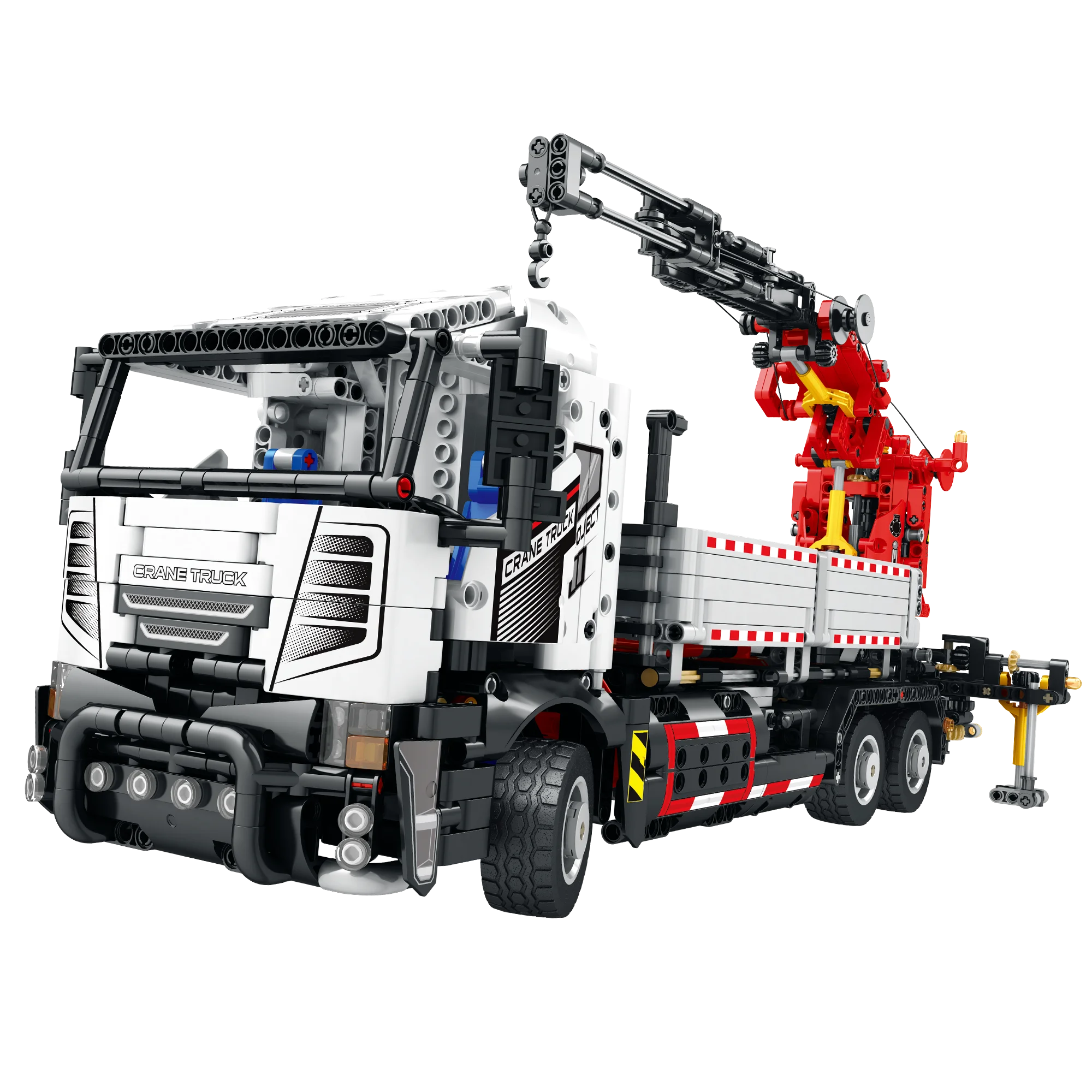 技術的なrcクレーン,車,トラック,ビルディングブロック,都市,エンジニアリング,牽引トラック,リモートコントロール,掘削機,変形可能なレンガ