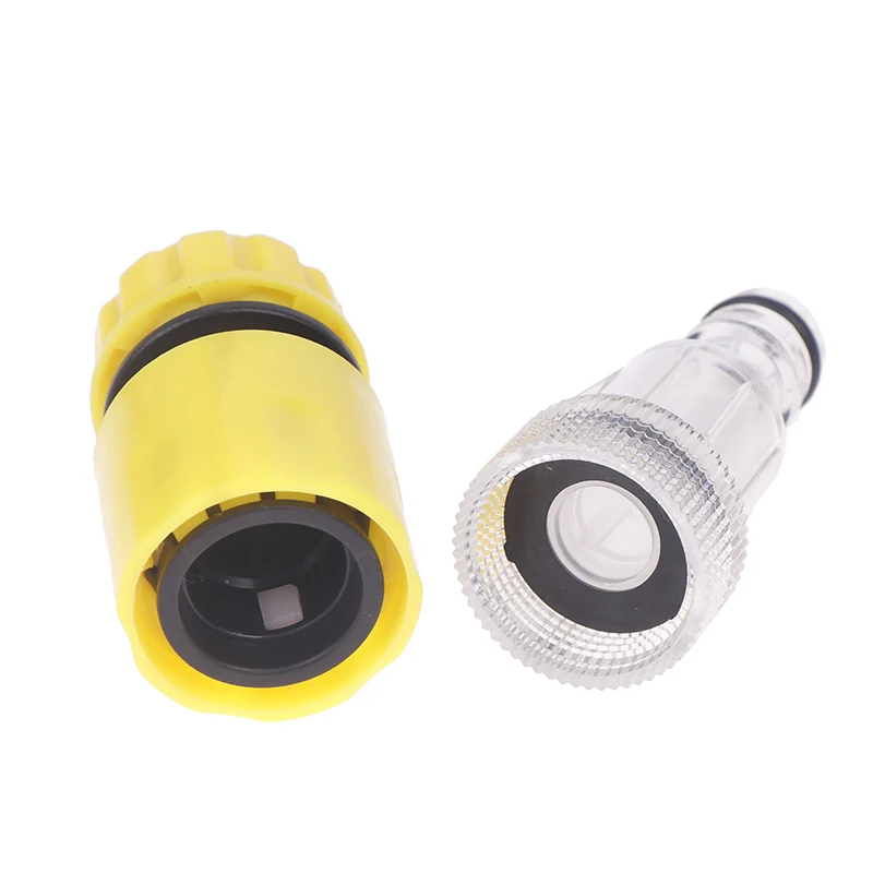 Car Washer Adapter High Pressure Washer Water Filter Automobile Washing Machine Water Connector Set Hose Pipe Fitting
