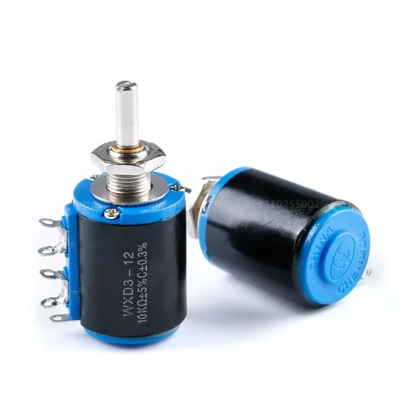 WXD3 WXD3-12 2W Potentiometer Wirewound Multi-Turn 100R 200R 220R 470R 1K 2.2K 3.3K 4.7K 6.8K 10K 22K 33K 47K