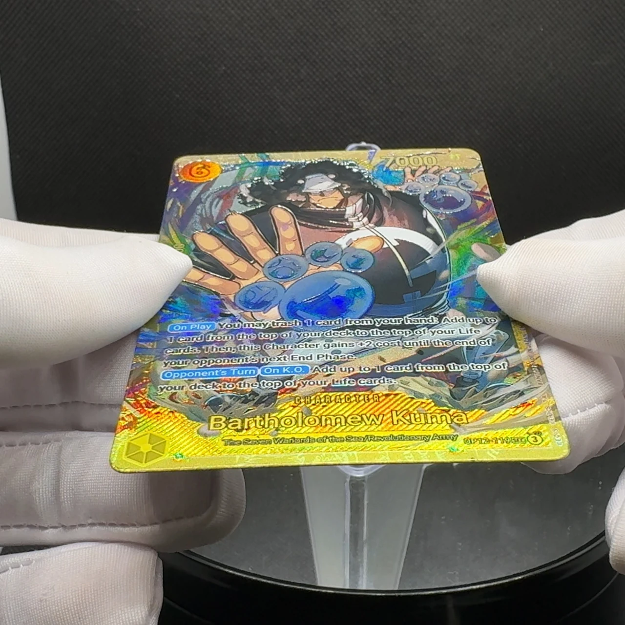 قطعة واحدة TCG OPCG الإنجليزية بطاقة بارثولوميو كوما OP12-119 بطاقة احباط محكم أنيمي بطاقات قابلة للجمع #5