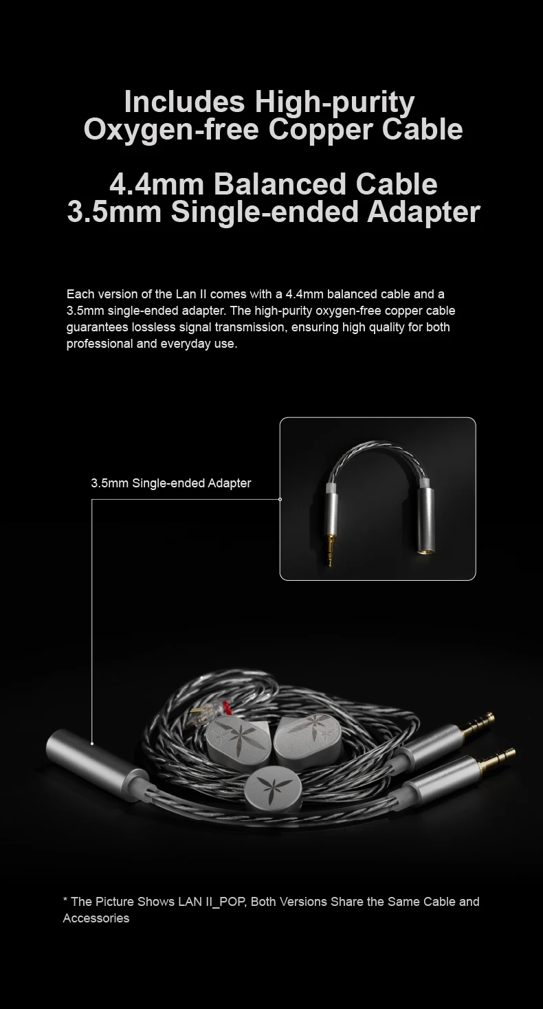 Vorbestellung: MOONDROP LAN 2 Dual-Magnet-Treiber In-Ear-Monitore mit extrem geringer Verzerrung und austauschbarem Kabel – Detail 10