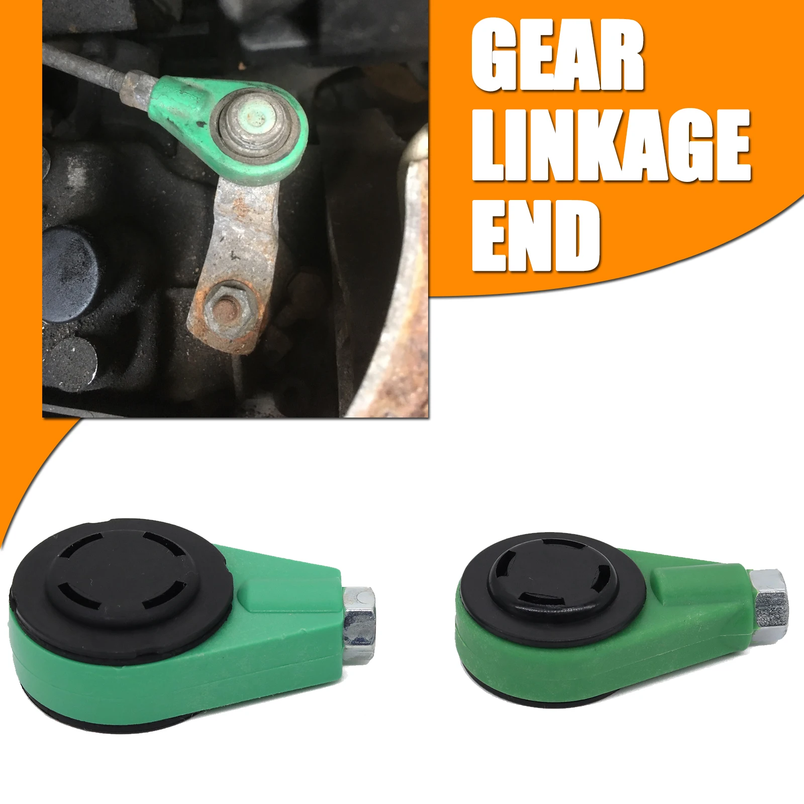 Car Gear Shift Stock Repair Pair Linkage Cable Tops Connection Ends Replacement for Ford KA Fiat 500 2007-2023 55251254 55245287