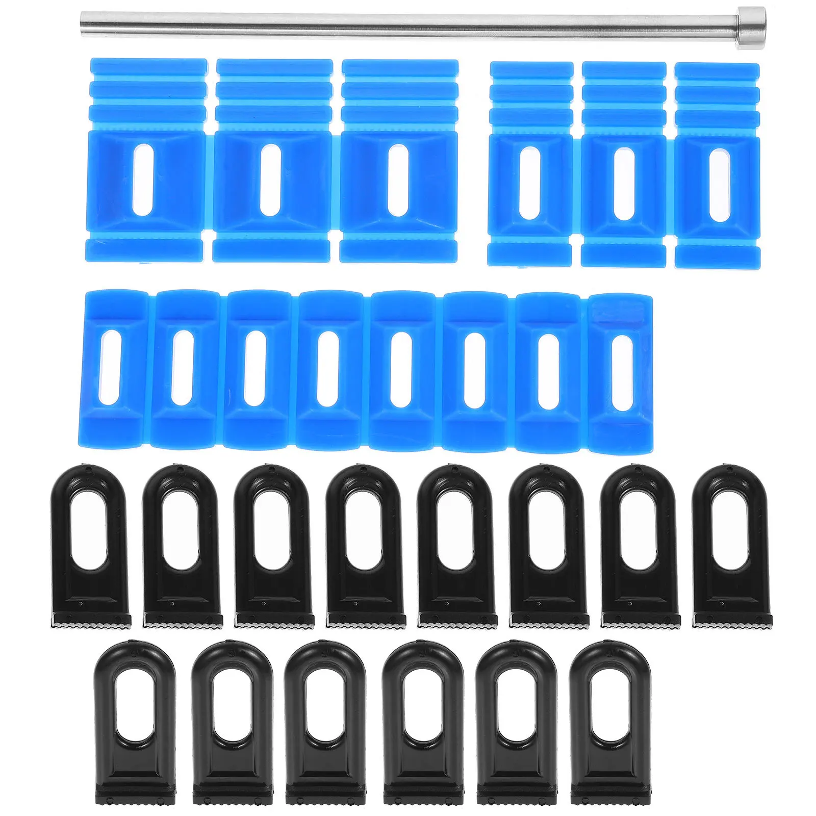 

1Set Car Dent Puller Tabs Repair Kit Durable Plastic Stainless Steel Auto Dent Removal Tool for Small Body Dents Hail Damage