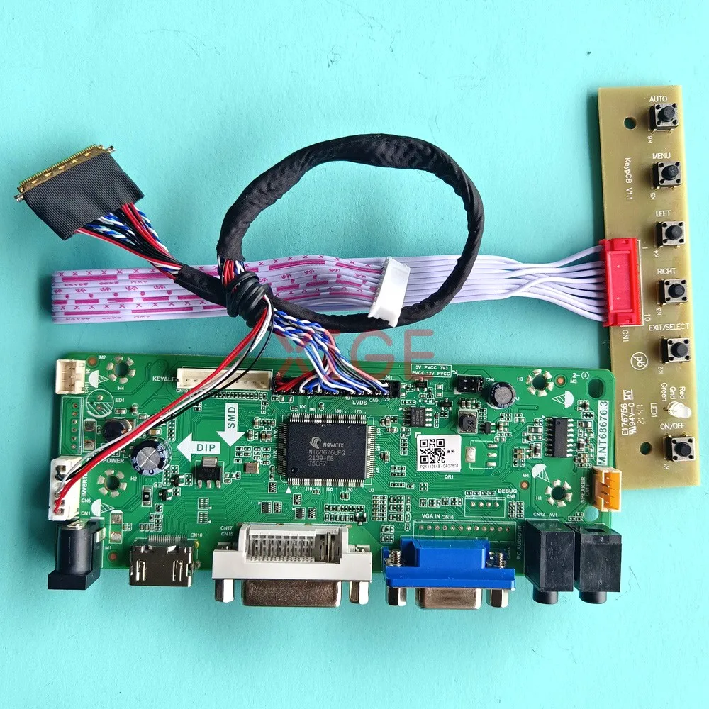 

Controller Driver Board For B116XTN02.0 B116XTN04.0 LVDS 40 Pin DVI VGA 11.6" 1366x768 HDMI-Compatible Laptop Matrix DIY Kit