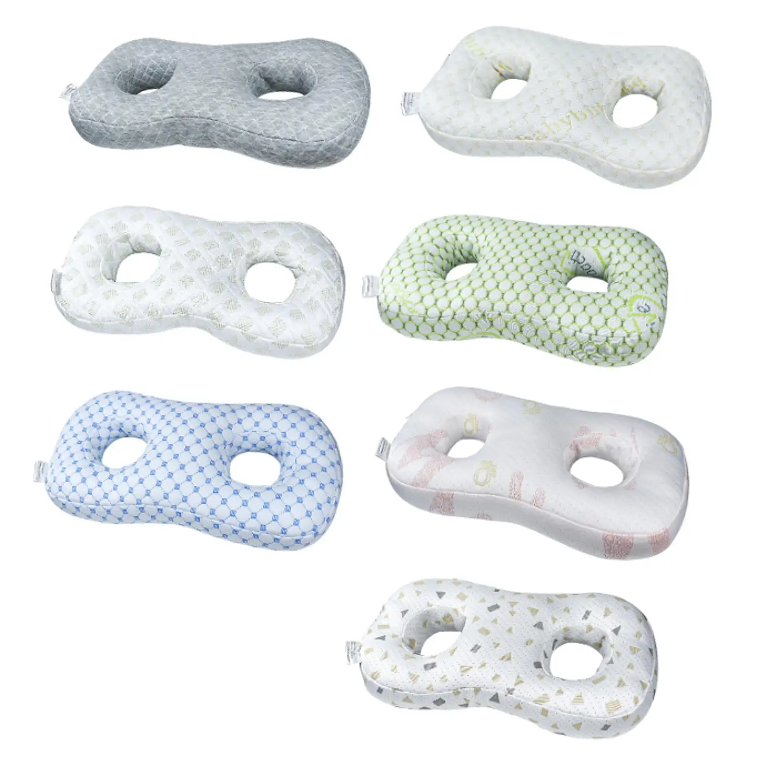 Ear Hole Protector with 2 Holes, Soft Support Pillow for Earplugs, Relaxation, Sleeping, Piercings