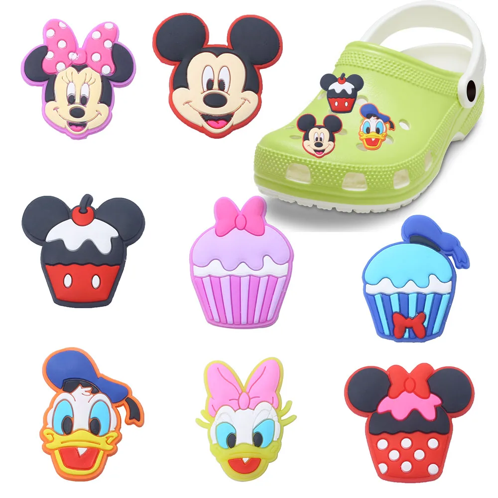 Mickey Minnie Donald Duck PVC shoes charm odile decorative sandals Bihota accessories decorative children gifts wholesale