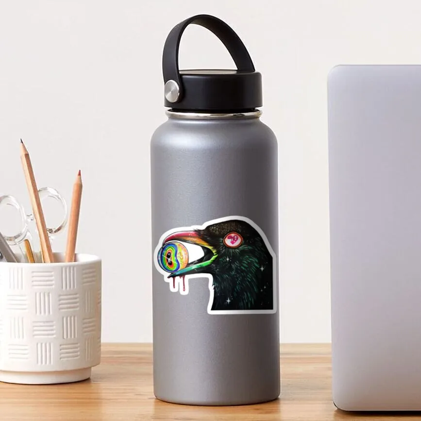 

GlitterCrow Sticker Sticker for Laptop Decor Bedroom Car Cute Cartoon Art Fashionable Public Suitcase