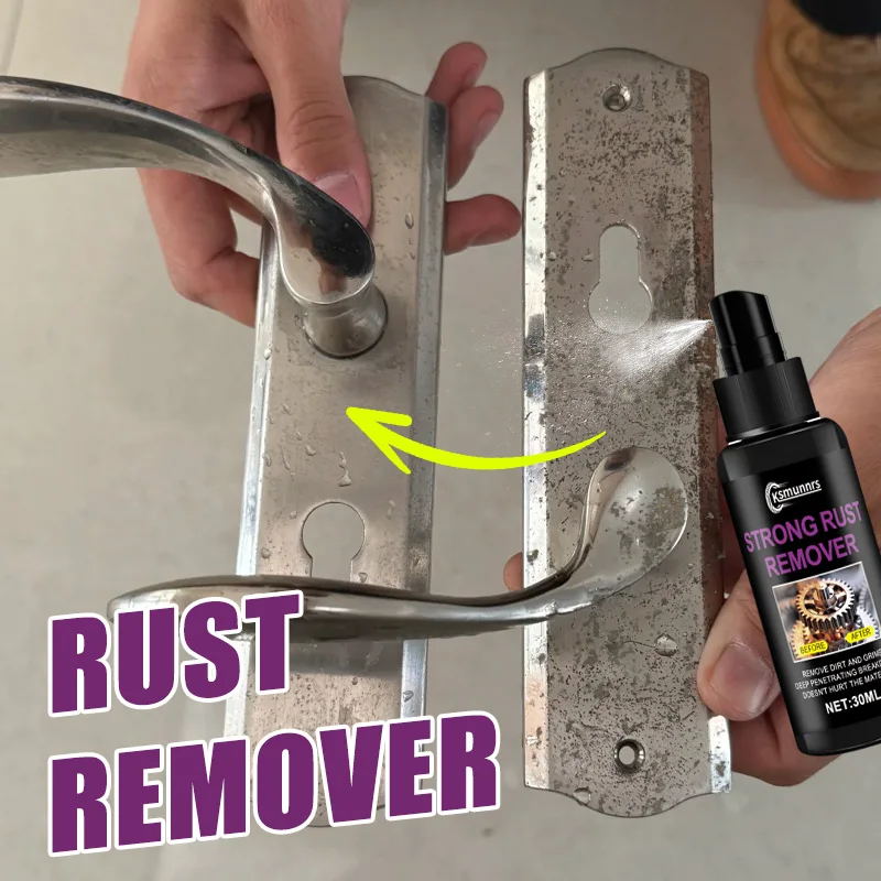 Rust Removal Spray Metal Polish Cleaner for Garden Hardware Appliances Furniture and Rusted Metal Parts