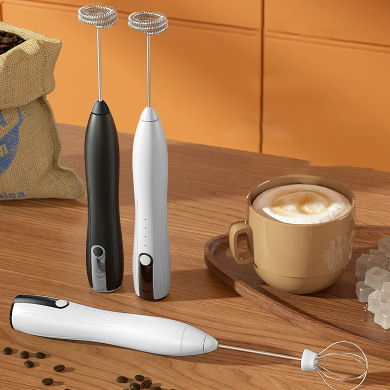 Portable USB Electric Egg Beater For Household Kitchen Handheld Egg White Coffee Frother For Whipping And Whipping Cream