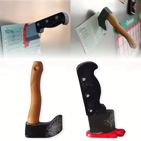 Fake Knife Fridge Magnet Creative Funny Knife Decoration Magnetic Memo Holder Novelty Home Kitchen Decor 2PCS