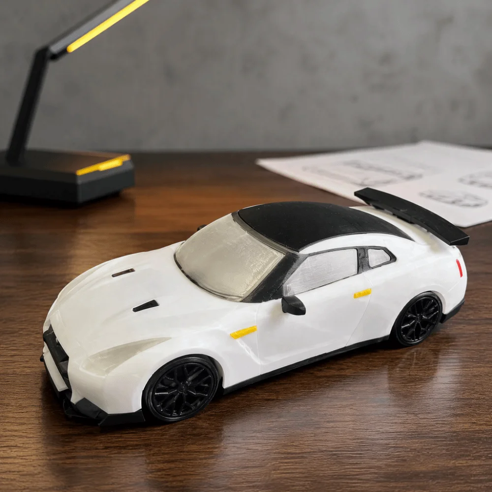Creative Design Hypercar Alarm Clock Stylish Design Only Alarm Clock Function Digital Display Clock Unique Design Car Shaped