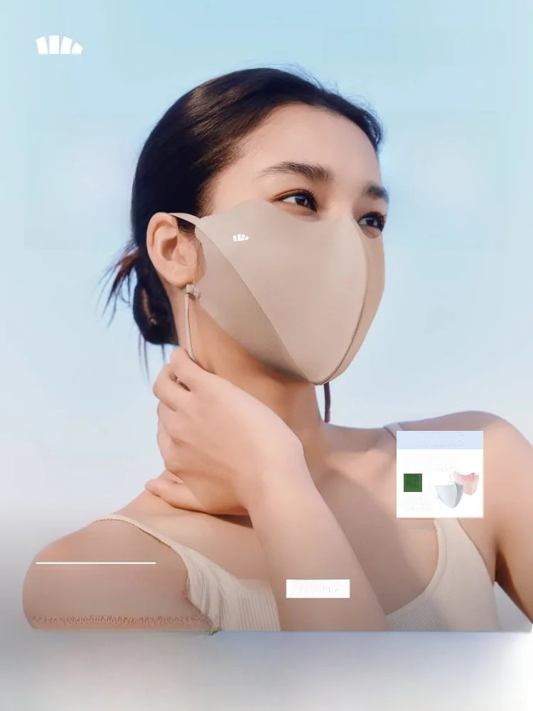 

Маска для защиты от солнца из банановых листьев: дышащая, с УФ-защитой, стильная, для улицы, с креплением на уши, простой дизайн, незаменимая вещь для лета