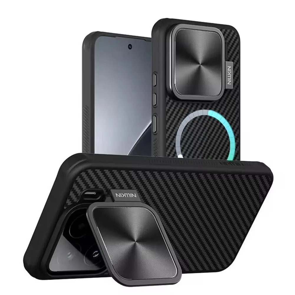 

Магнитный чехол из арамидного волокна для Xiaomi Mi 15 Pro, надежная защита с подставкой, защита от падения, амортизация, тонкий стиль, руки