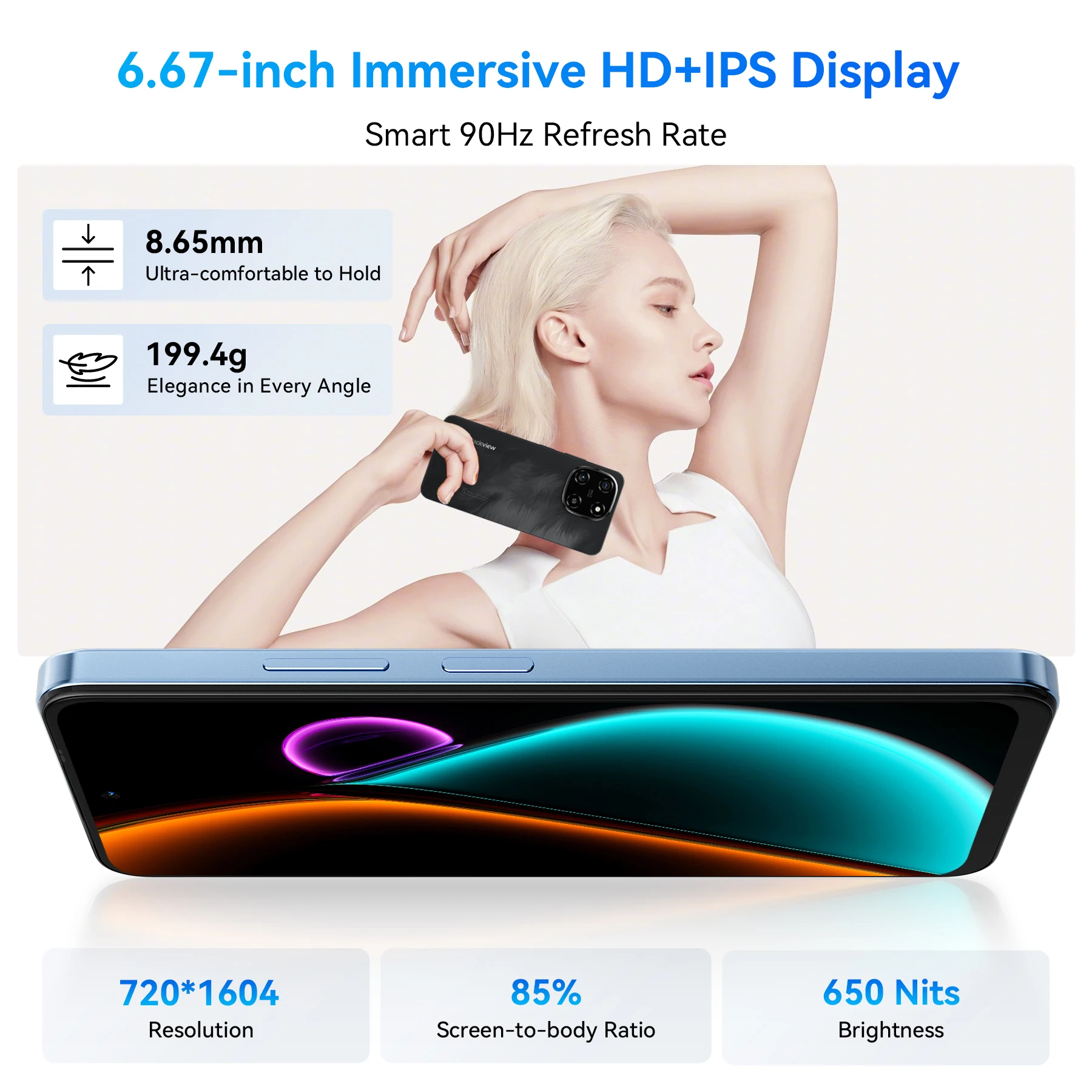 Blackview COLOR 6 6.67 8GB 128GB Smartphone