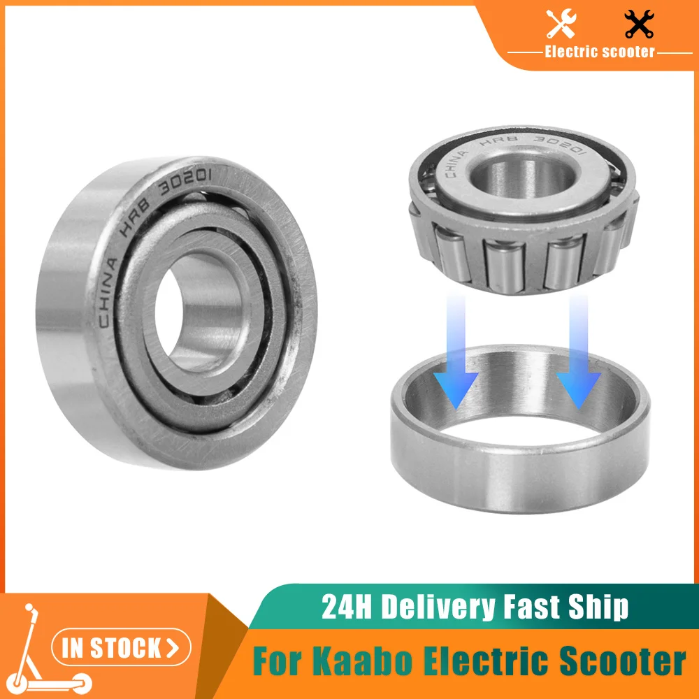 for Kaabo Wolf Warrior 11 Bearings 30202 /30201 Rotating Head Rotate Bearing Tapered Needle Roller Bearing Electric Scooter Part