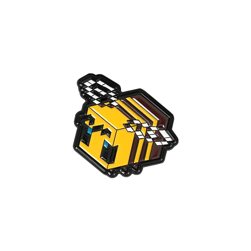 Designer Bee Enamel Pins Fashion Mechanical Sense My Domain Creative Games Brooches Metal Badges Drip Lapel Punk Jewelry Gifts