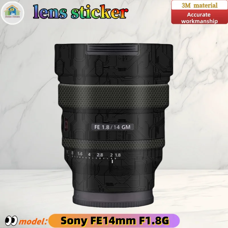 FE141.8 For Sony FE14mm F1.8G Camera lens sticker, DIY skin, Precision tailoring wear-resistant protective film