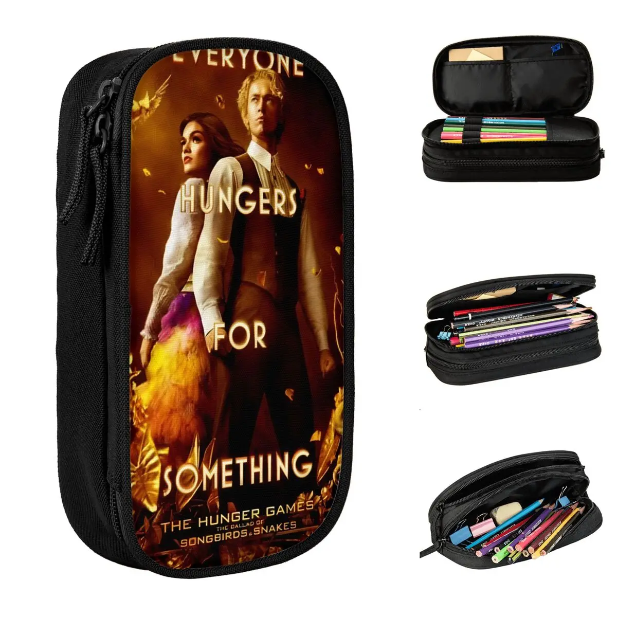 The Hunger Games The Ballad Of Songbirds & Snakes Pen Box Large-capacity School Supplies Pencil Case Stationery Birthday Gift