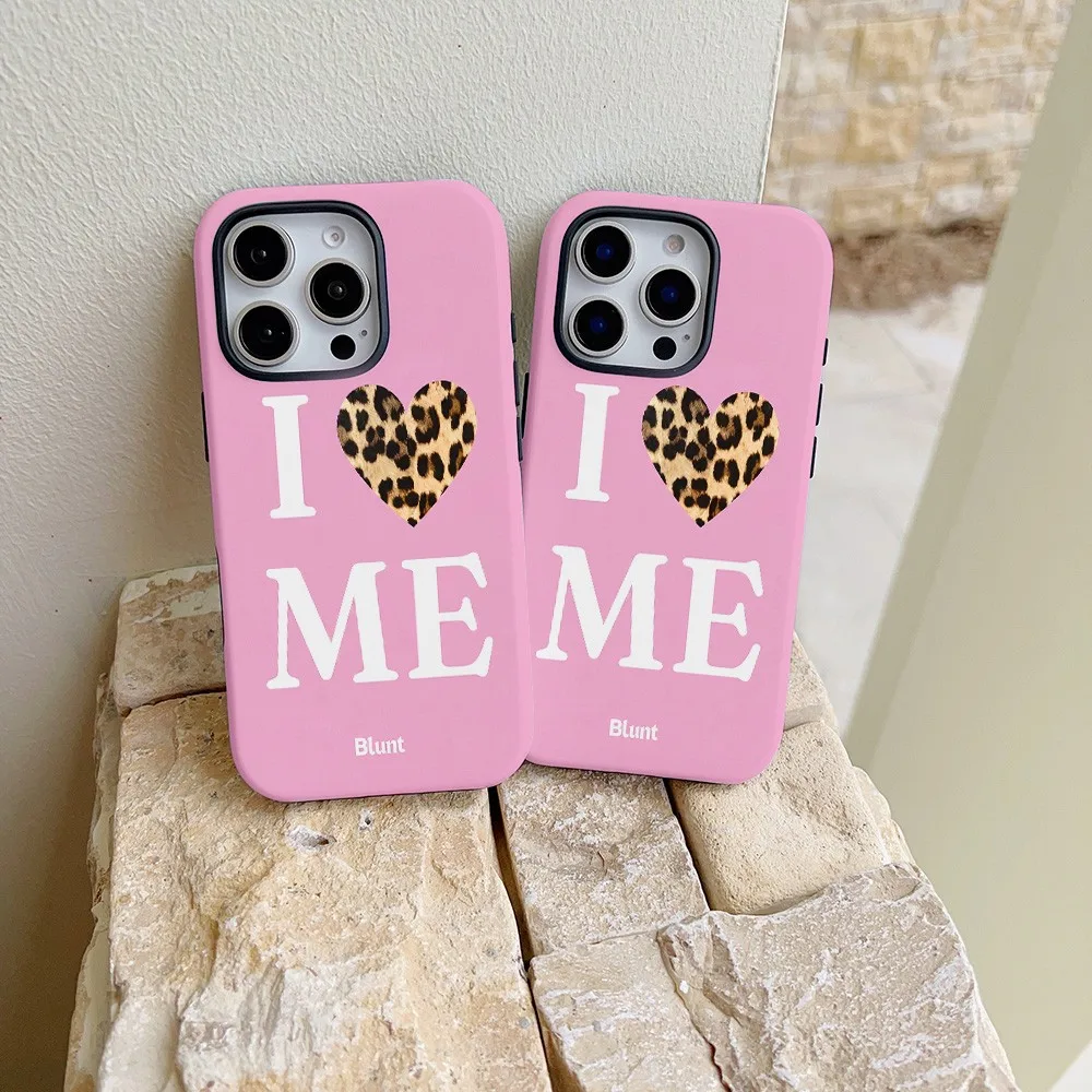 Sweet Cool Pink Text Phone Case for Samsung Galaxy S22 S23 S24 S25 S26 FE Plus Ultra Edge 4G 5G Luxury Double-layer