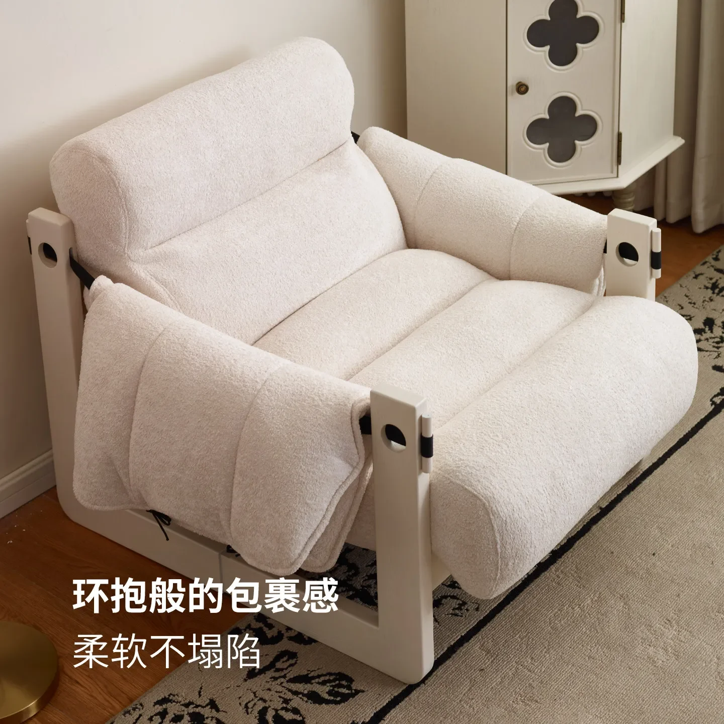 Comfortable American reclining and sleeping sofa chair Back support Leisure sofa chair