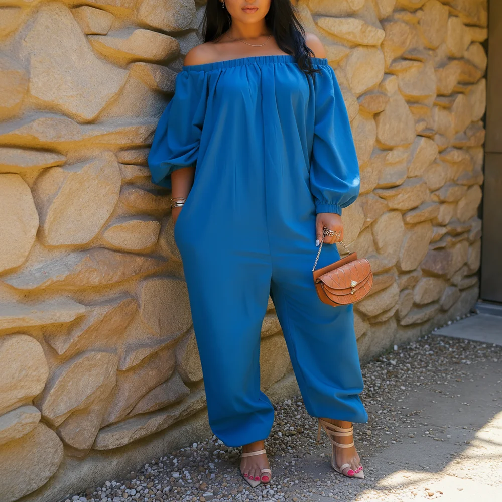 Damen-Overalls für die Kreuzsaison 2025, warm, rot, schulterfrei, langärmelig, weites Bein, Silhouette mit knöchelgrendelndem Saum