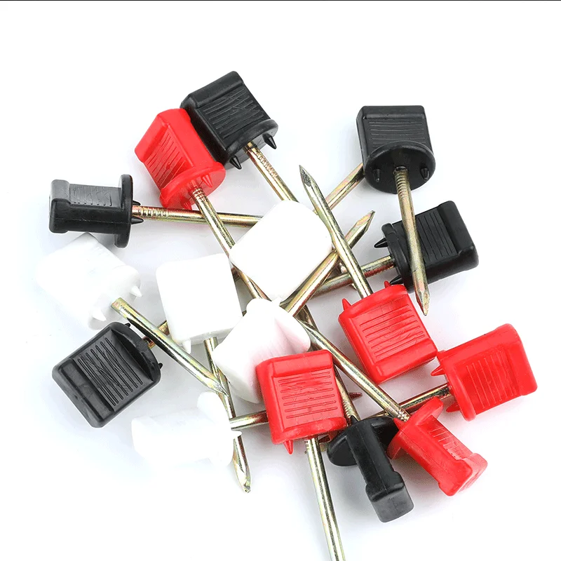 

12PCS Archery Target Nail Manganese Steel Paper Fixed Pin Black Red White Outdoor Shooting Hunting Accessories