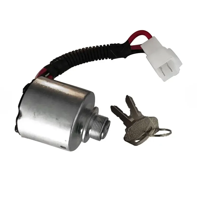 

66101-55202 66101-55203 16286-63600 New Ingition Switch Assy with 2 Keys Compatible with Kubota Tractor G18 G1800 G18HD