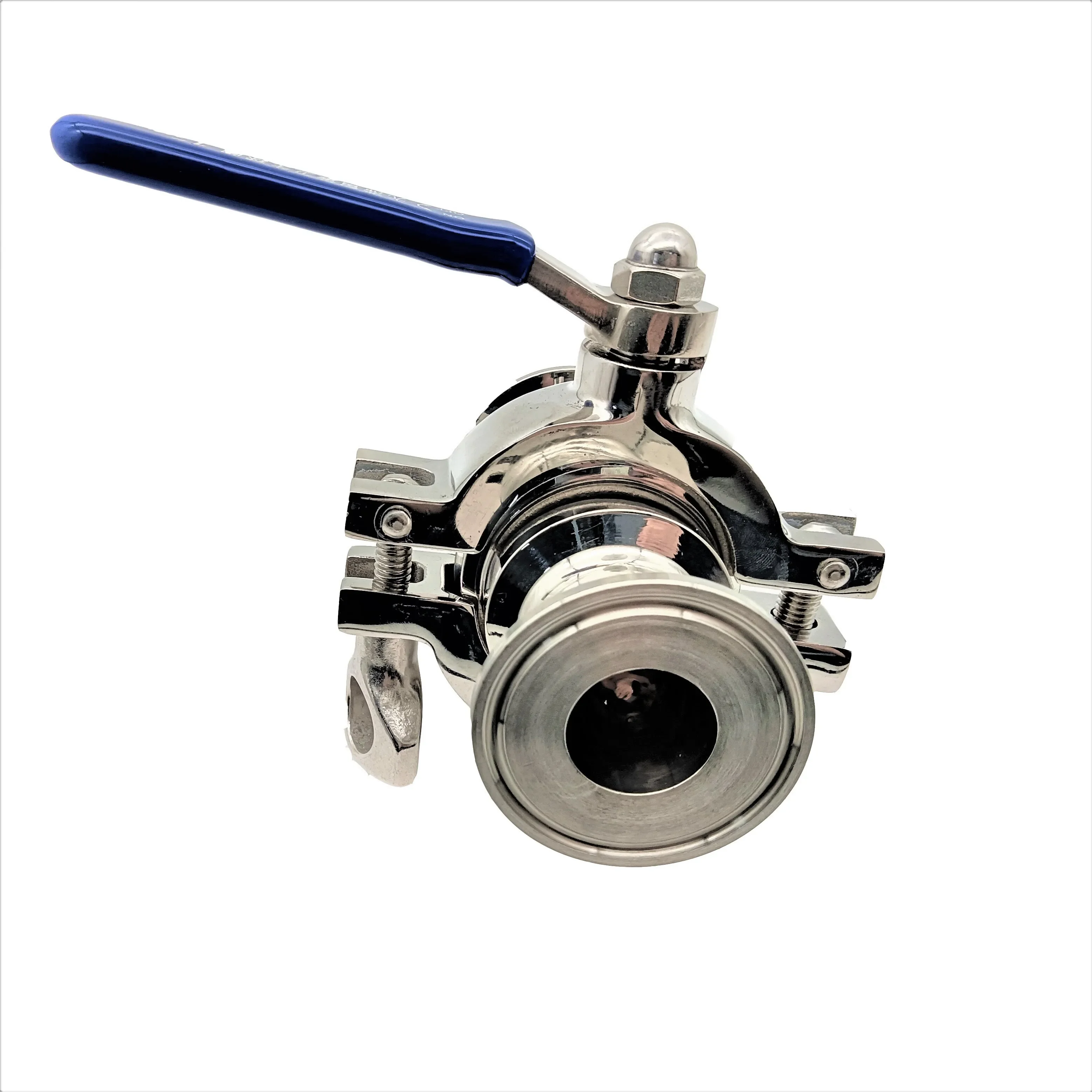 25.4MM 1Inch Sanitary Stainless Steel Sterilization SS304 Manual Chemical Industry Diesel Oil No Retention Tri Clamp Ball Valve