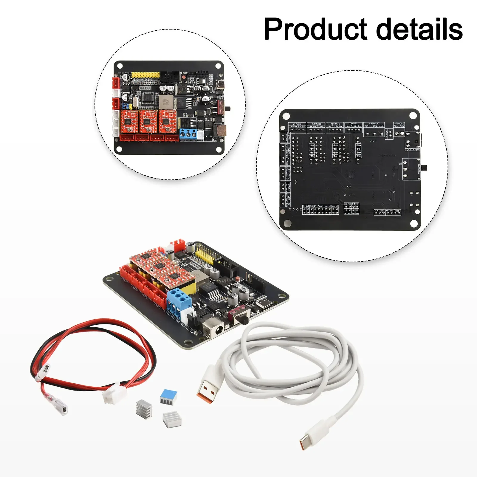 

Innovative Design CNC Router's GRBL 1 1 Control Board Supporting Efficient Operation of XYZ Axis & Dual Y Motions