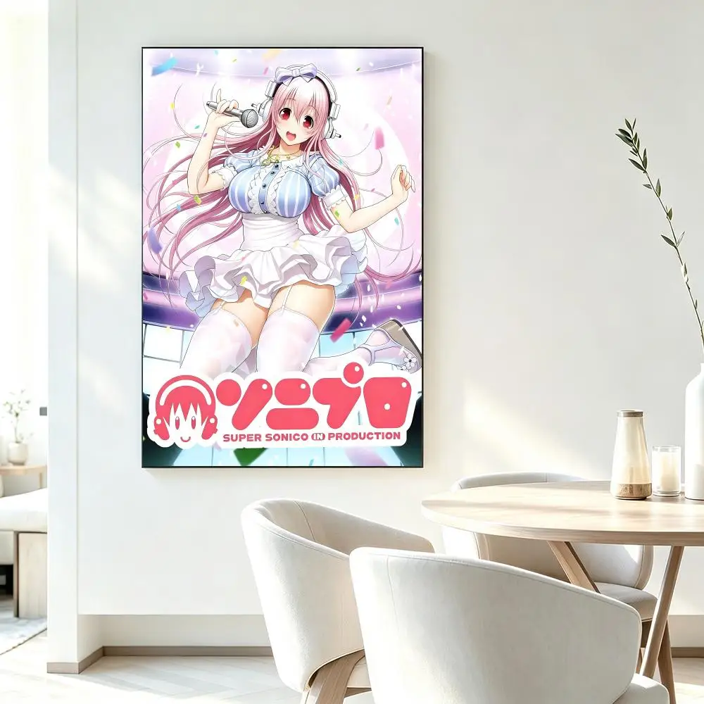 Character Super Sonico Poster HD-Druck Frischer Eleganter Stil Wandkunst Heimdekoration für Wohnzimmer Schlafzimmer Geschenk – Detail 17