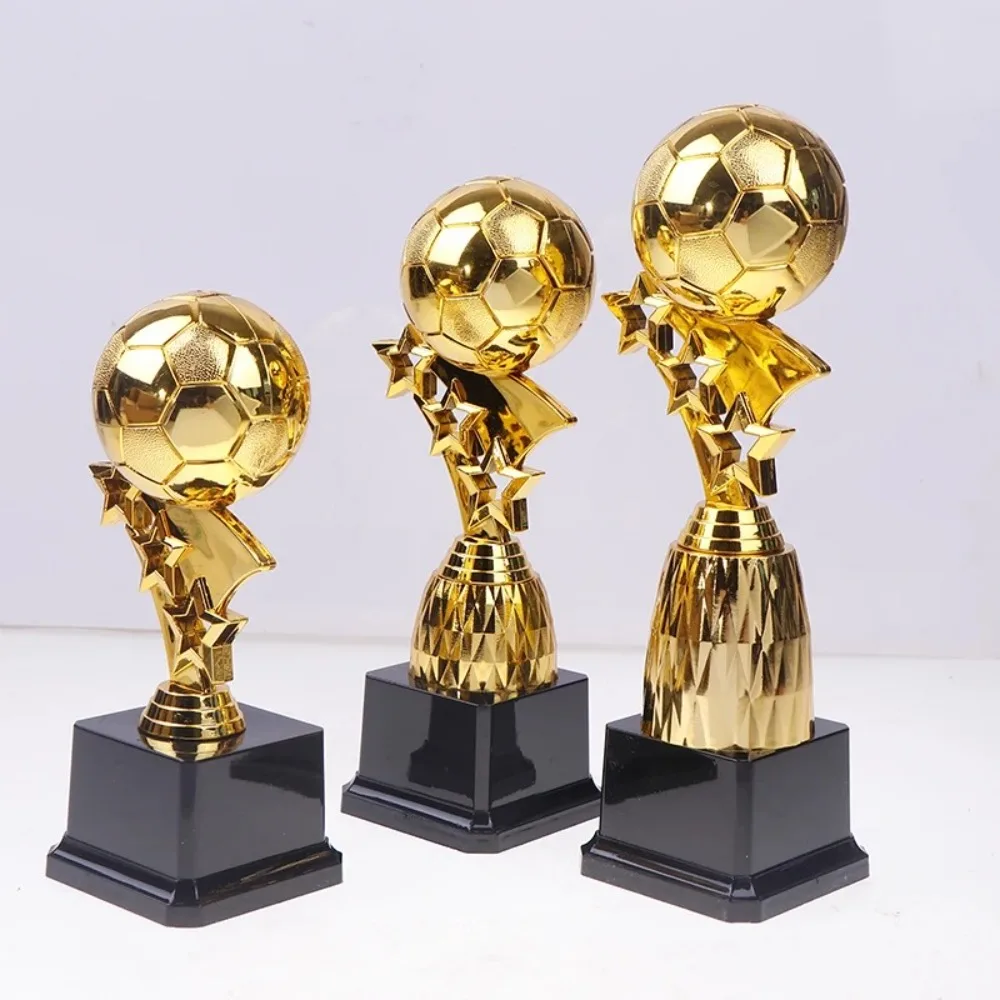 Plastic Golden Ball Awards Trophy Soccer Competition Model Winner Award Trophy Toy Excellent Player Award Craft Souvenirs