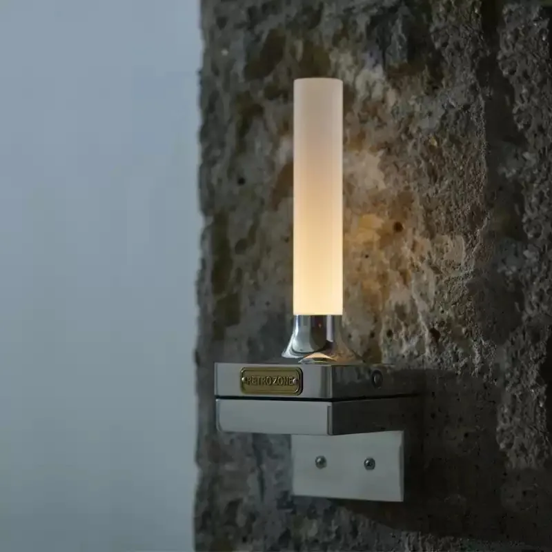 Everbright Store Rechargeable Retro Minimalist Decorative Wall Lamp Nordic Candle Medieval Cable-free Bedside