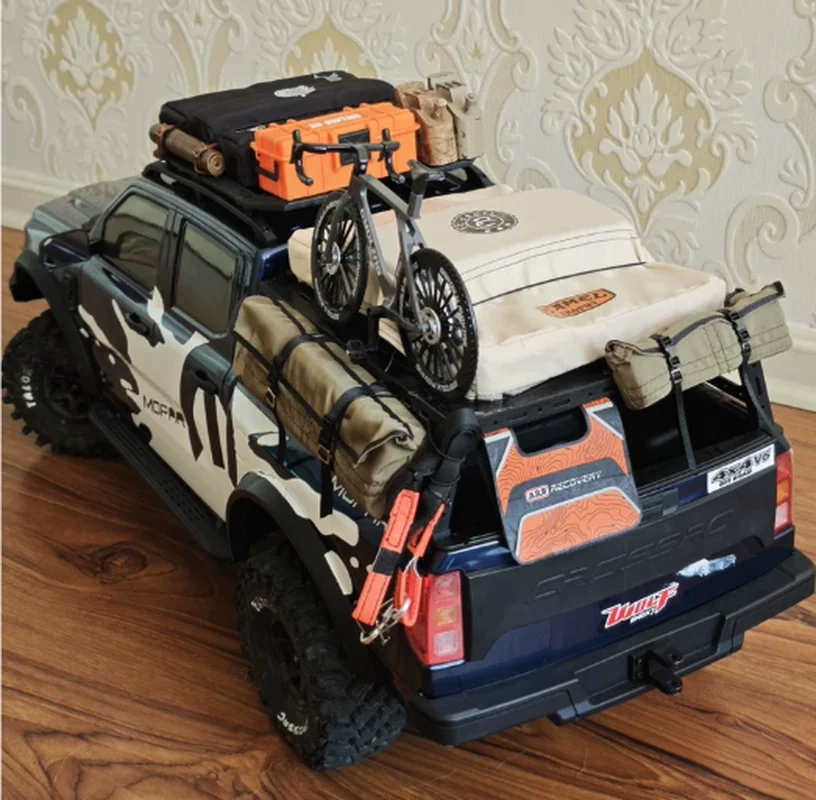 RC Crawler Wild Wolf Complete Upgrade Parts, Pickup Truck Universal Modification Accessories, RC Car Decorative Hobby Tuning Par
