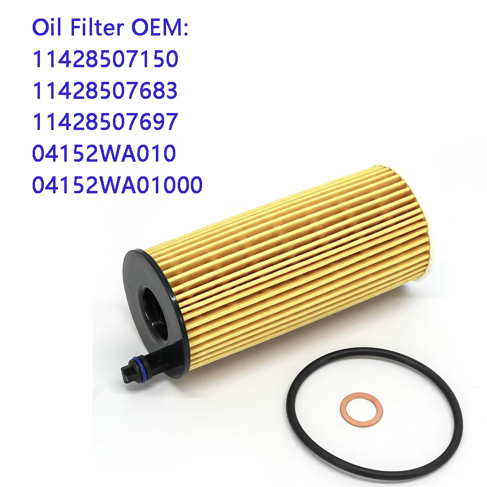1 Stück Motorölfilter Passend für BMW N57 3.0L N47 2.0L 11428507683 X5 X3 328d 535d F06 F15 F21 F22 F34 F35 F80 E90 E91 E93