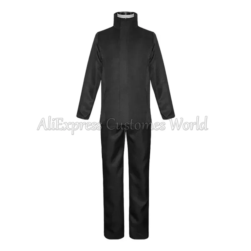 อะนิเมะ Gojo Satoru คอสเพลย์เครื่องแต่งกาย Jujutsu Kaisen Satoru Gojo คอสเพลย์เครื่องแต่งกายชุดสูทสีดําฮาโลวีนสําหรับชายผู้ใหญ่