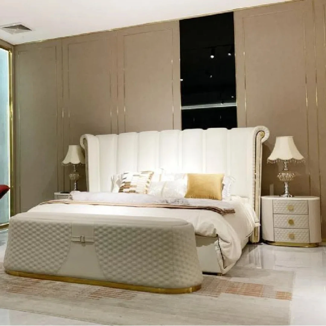 

Customised Modern Walk-in Closet Wardrobe Glass Door Interior Design Services 3D Rendering Design