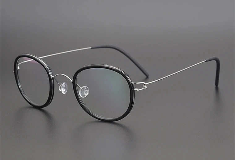 SO SMOOTH WIND Dänemark Marke Titan Brille Rahmen Männer Frauen Gummi Runde Schraubenlose Brillen Ultraleicht Brillen Handgemachte Designer Rahmen 9