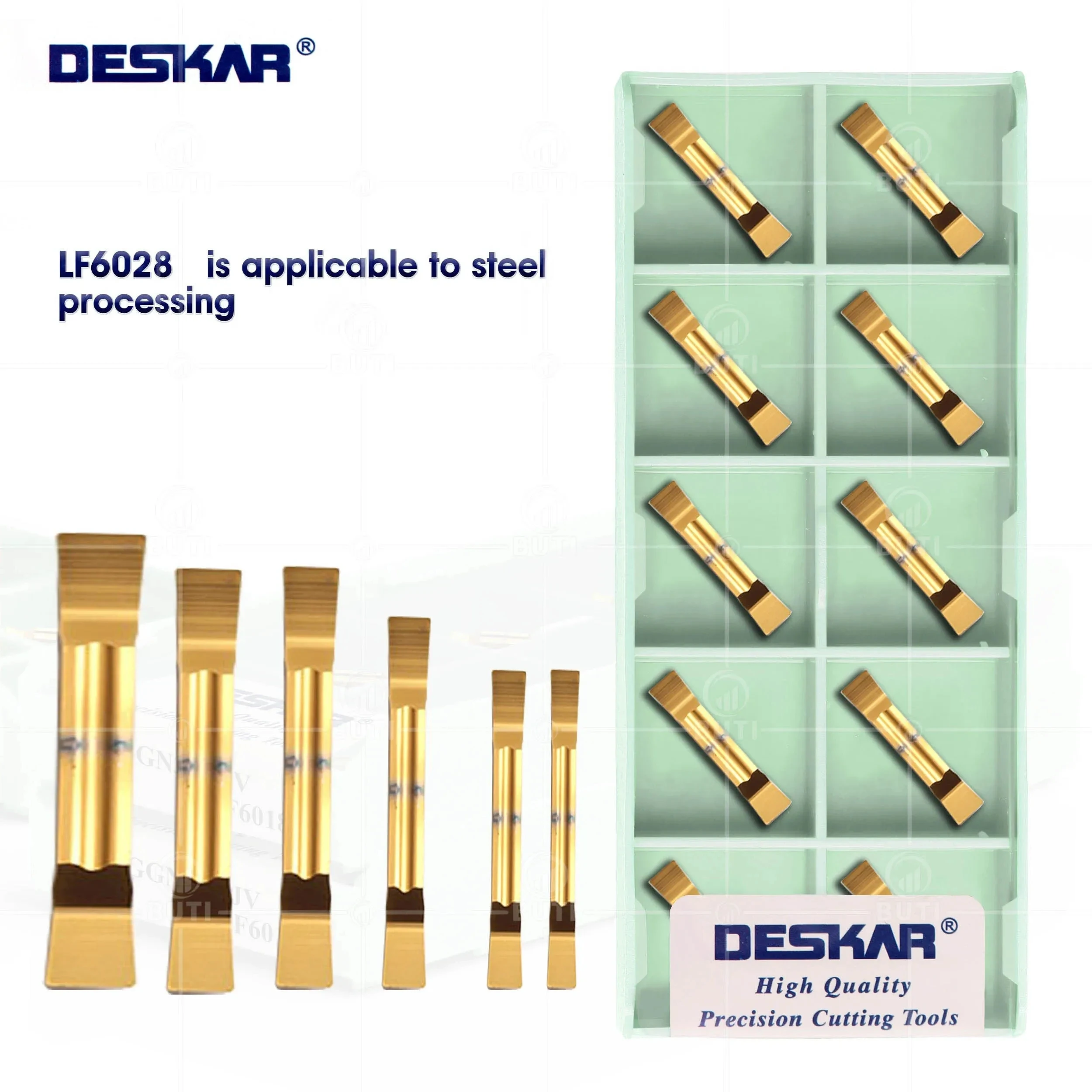 DESKAR 100% Original MGGN200 MGGN250 MGGN300 MGGN400 JV CNC Lathe Tools Carbide Inserts Slotted Cutter Metal Turning Blades