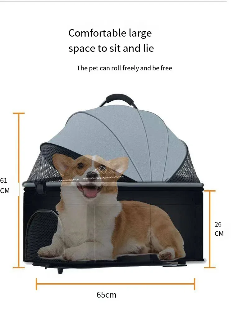 Pet Car Strollers 3in1 Lightweight Foldable Specifically Designed for Walking Dogs Infants Medium-sized Small Dogs Cats Outdoor