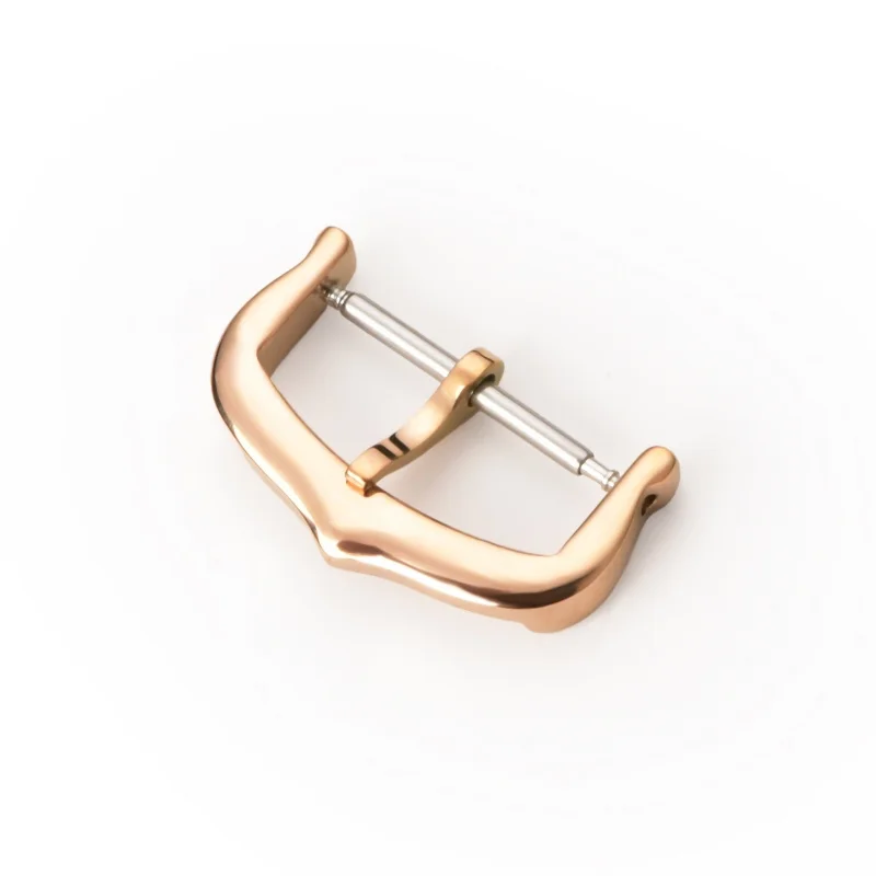 12 мм, 14 мм, 16 мм, 18 мм, 304L, твердая двусторонняя полированная пряжка для часов из нержавеющей стали, 2 мм, металлическая застежка для часов Lizi, аксессуары для часов