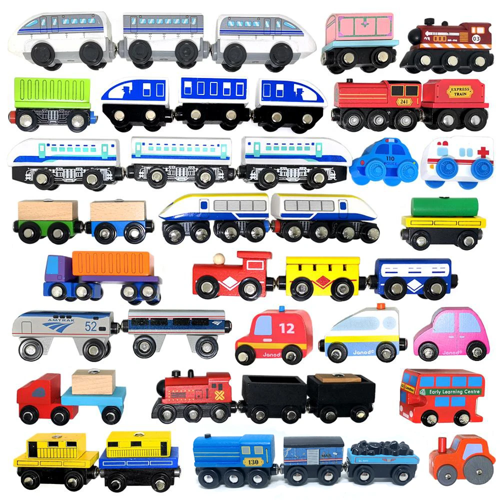 Wooden Train Magnet…