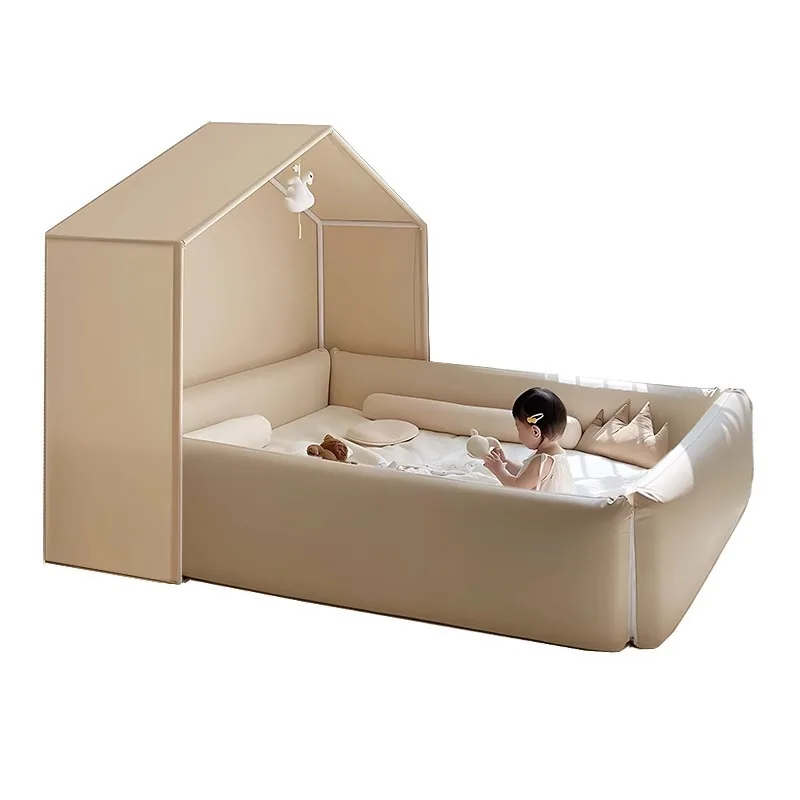 Splicing, tent bed, guardrail anti-collision, splicing princess bed