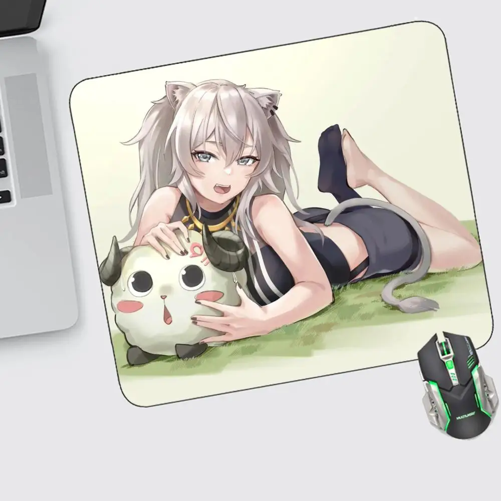 

Anime Hololive Mouse Pad Small Gaming Accessories Keyboard Computer Offices Desk Mat Pc Gamer Non-slip Rubber Mousepad