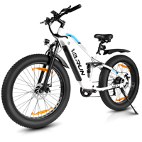 VARUN S26-1 E-Bike For Adult 250W 48V18AH Electric Bicycle 26” Fat Tire Urban Commuting E-Mountain Bike