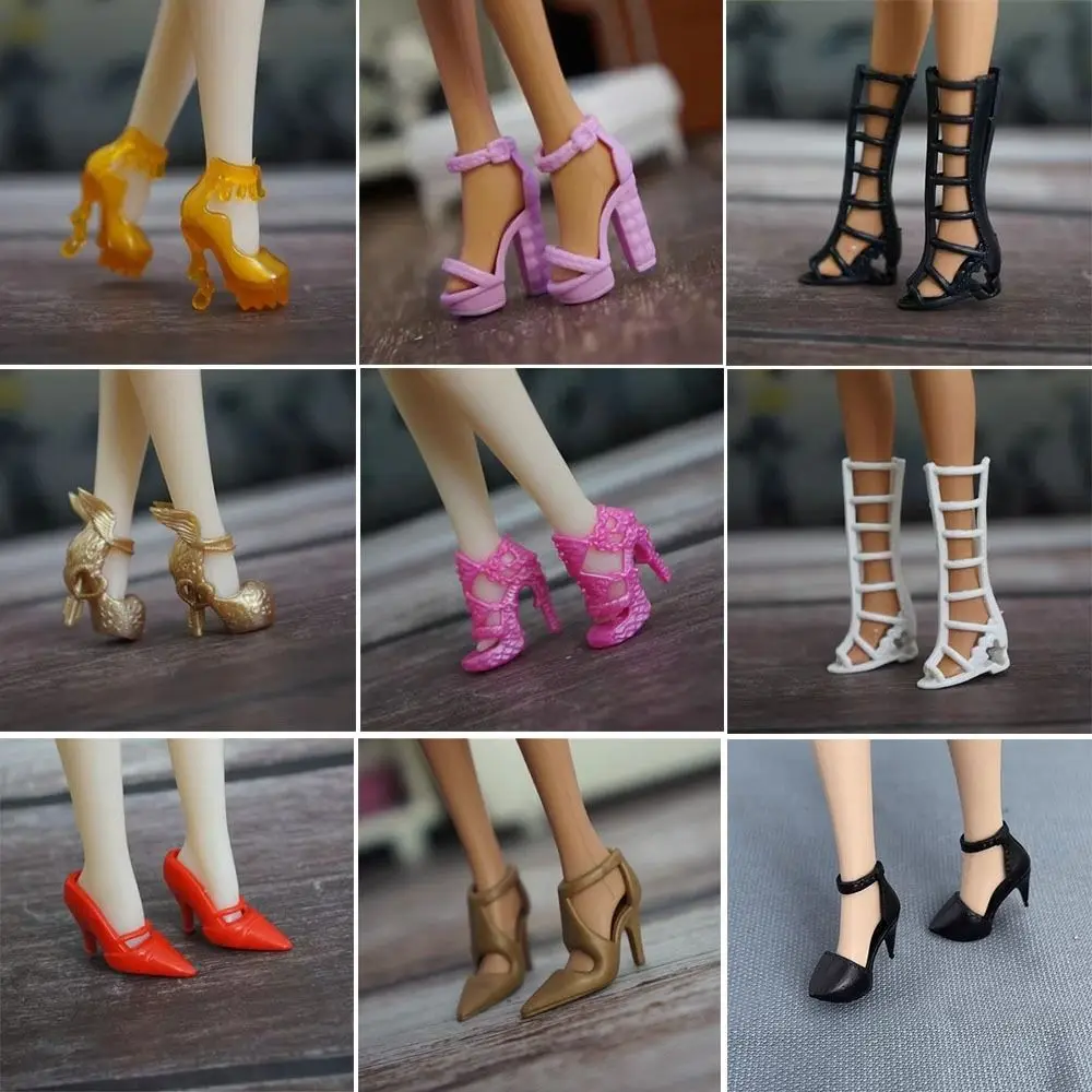 High Quality Quality 1/6 Doll Shoes 30cm Original High Heels Shoes 10 Styles Doll Casual Shoes Doll Accessories