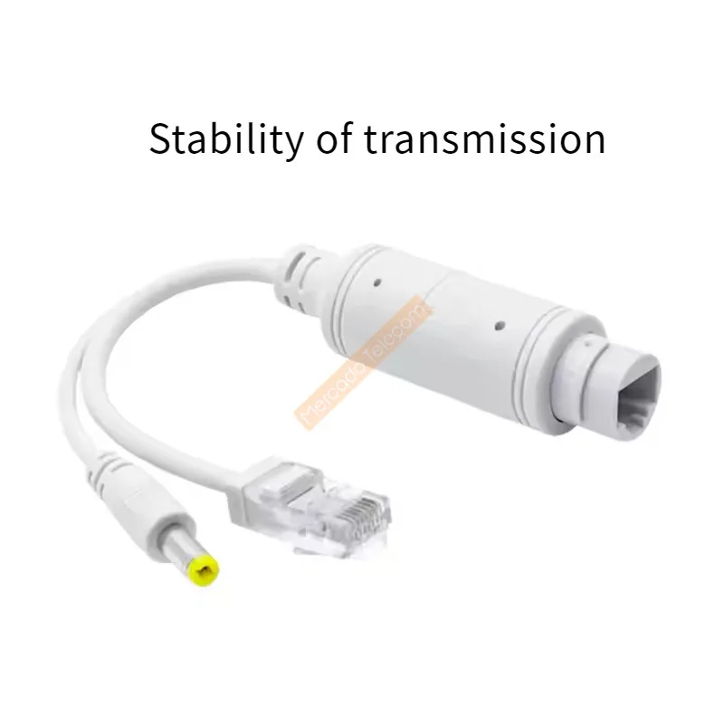 48V to 12V POE Splitter Standard Type And Waterproof Video And Power Adapter Cable Supply Module Injector for IP Camera extender