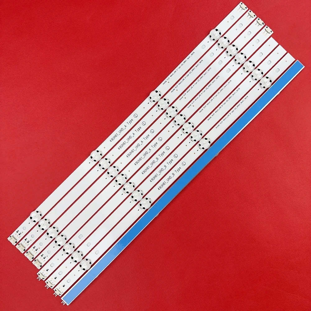 شريط إضاءة خلفي LED للتلفزيون 49UH610V 49UH603V 49UH601V 49UH620V 49UH6100 49UH61_UHD_A B NC490DGE ABEX1 ABEX2 ABEX3 ABEX4 ABEX5