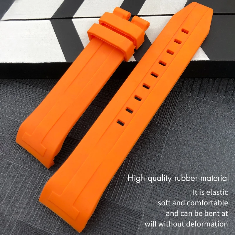 21mm 22mm Rubber Silicone Watchband for Tissot T120 Seastar T120417 T120407 Waterproof Soft Sport Diving Watch Strap Gift Tools