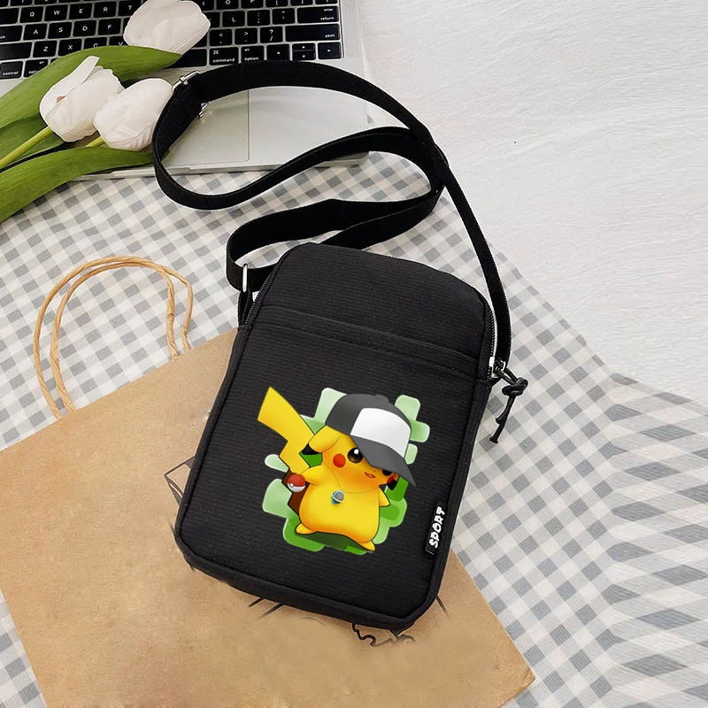 Cartoon Pikachus Anime Bags for Women Shoulder Bag Fashion Ladies Crossbody Bag Girl Mobile Phone Bags Purse Gifts for Female